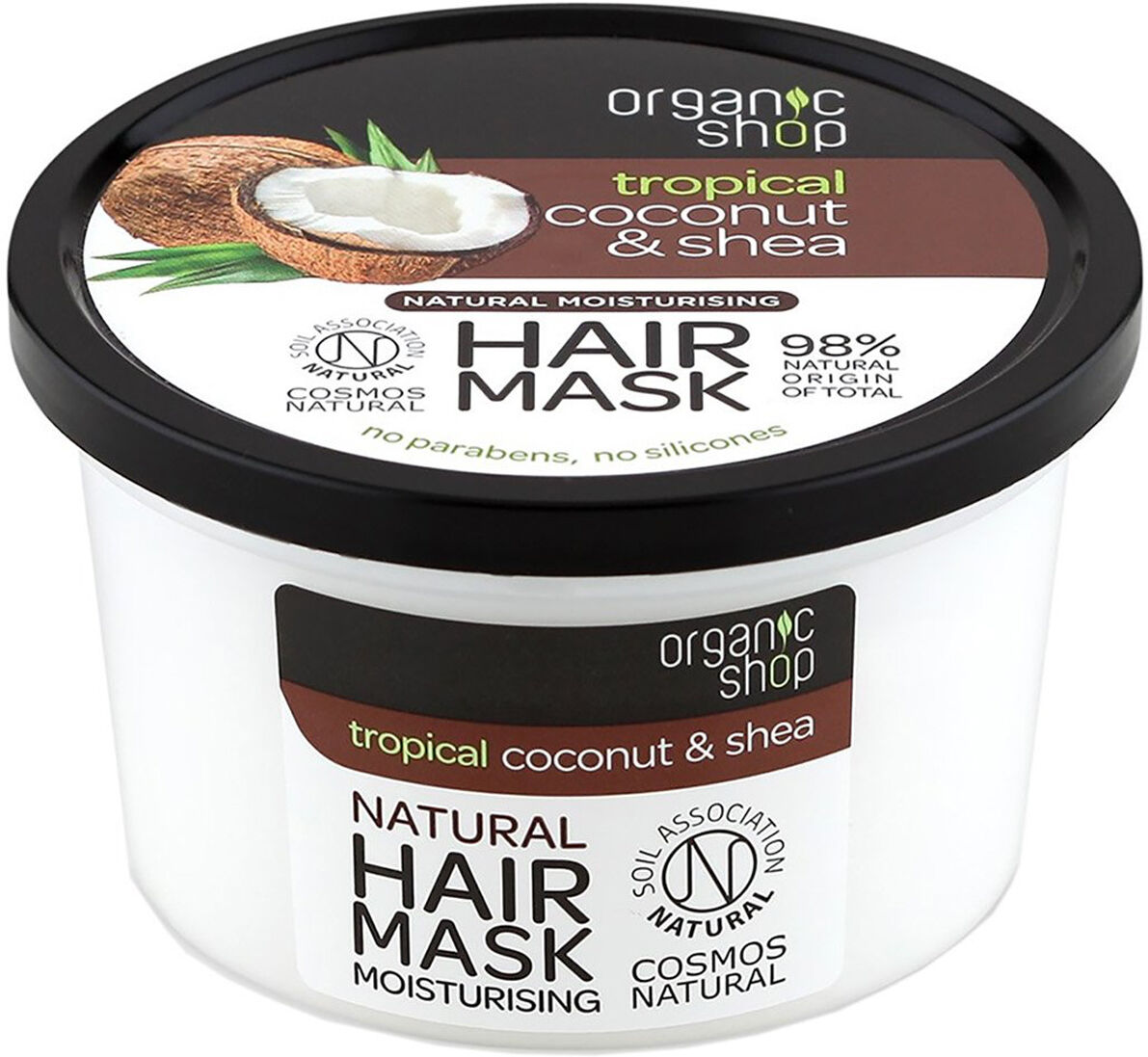 ORGANIC SHOP Tropical Coconut & Shea Hair Mask 250ml