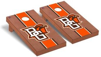 Skip's Garage Bowling Green State Falcons Rosewood Cornhole Board Set