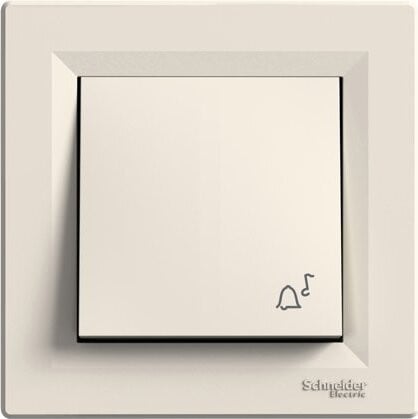 Schneider Electric Asfora EPH0800123 Deurbel met frame, crème