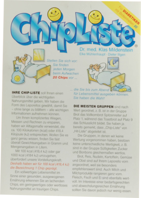 Chip Liste GbR Illgen CHIPLISTE Leporello 1 St 02587618