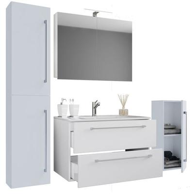 5-tlg. Waschplatz Waschtisch Badinos Schublade SC