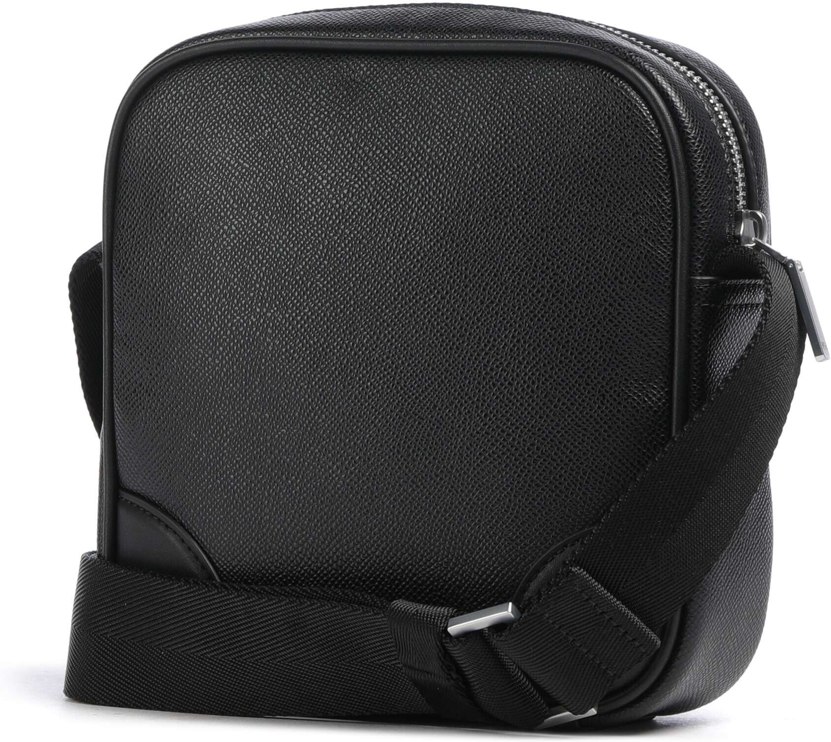 Hugo Umhängetasche aus Leder, schwarz