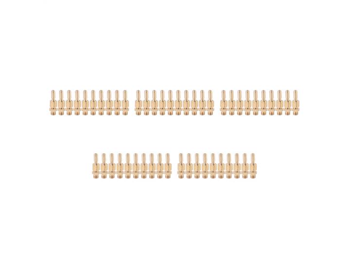 HLZS-50Pcs 1/8 pouces DN6 laiton poignée pulvérisation fontaine d'eau buses universelle rideau d'eau buse