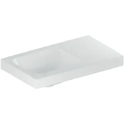 Geberit iCon light Handwaschbecken 501832003 53x31cm, ohne Hahnloch, ohne Überlauf, mit Ablagefläche, weiß