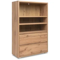 Regal Image Holzoptik Braun Eiche