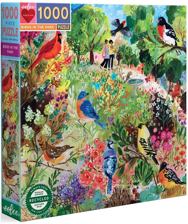 Puzzle 1000 pcs Birds in the Park - Eeboo