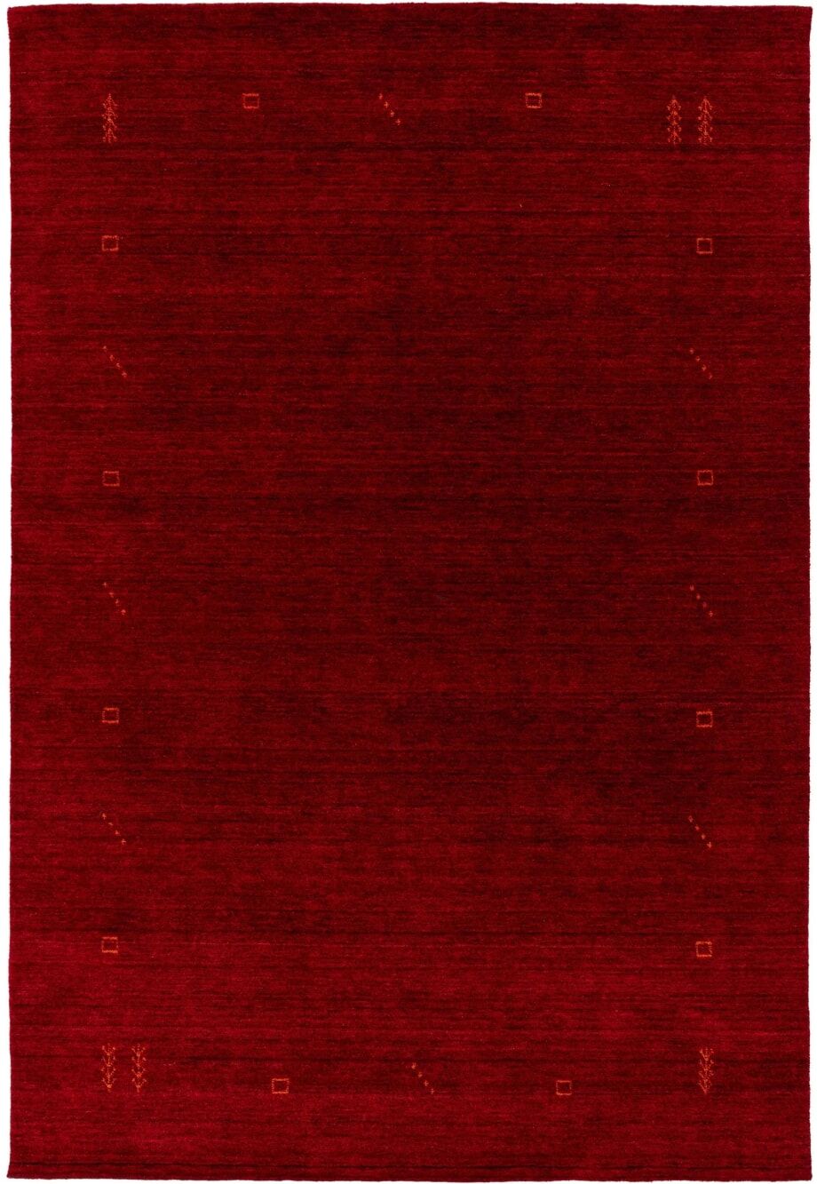 Benuta Tapis de laine rouge 200x300 Rouge 200x1x300cm