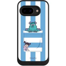 Nivocase Hülle für Google Pixel 9a Handyhülle NIVOcore Case Schwarz Disney Pixar Fanartikel Die Monster AG (Google Pixel 9a), Smartphone Hülle, Schwarz