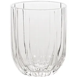 Zafferano Margherita Hoher Tumbler Set, 4-teilig, mundgeblasenes Glas, 38,5 cl, elegante Gläser für Cocktails und Getränke, klares Design.