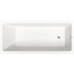 Duravit No.1 Basic Badewanne 700596000000000 rechteckig, 180x80cm, mit einer Rückenschräge, weiss