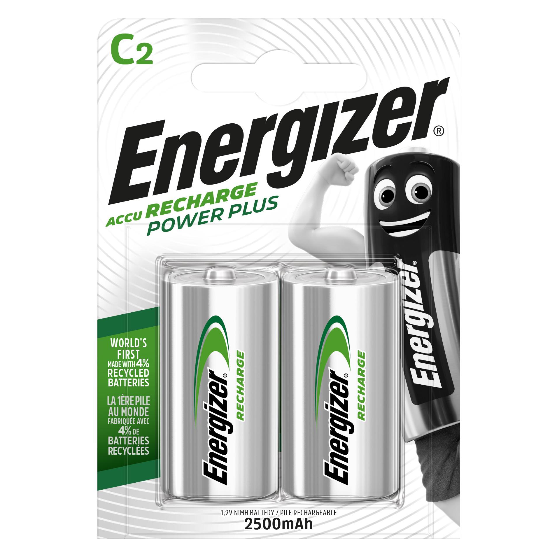 Energizer Recharge Power Plus (2 Stk., C, 2500 mAh) (635674)