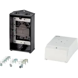 Eaton 182412 Isolierstoffgehäuse CI-K2H, H x B x T = 160 x 100 x 80 mm, für T3-3, T3-4, Hartspiegelausführung, mit Montage-Blech-Schirm