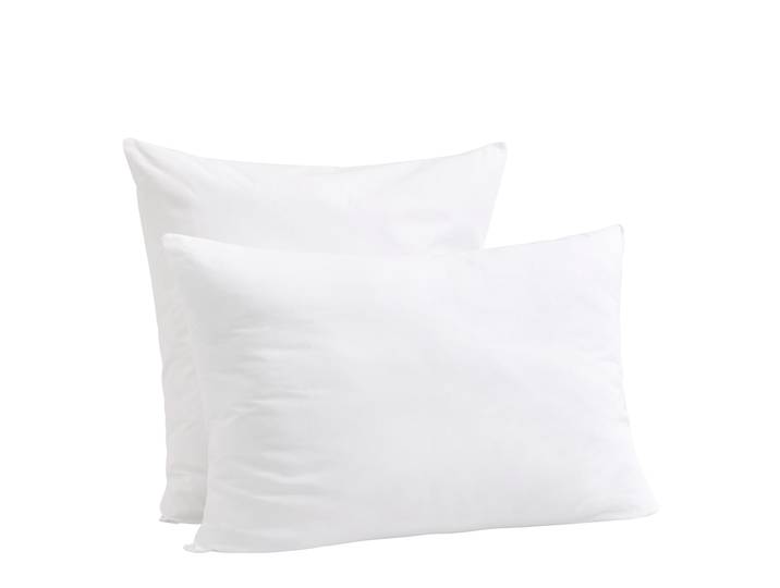 Lot de 2 oreillers éco ferme enveloppe coton bio Someo 50x70