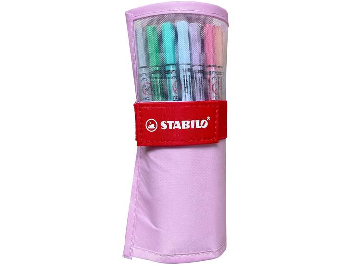 Stabilo Pen 68 25er Rollerset pastell rosa