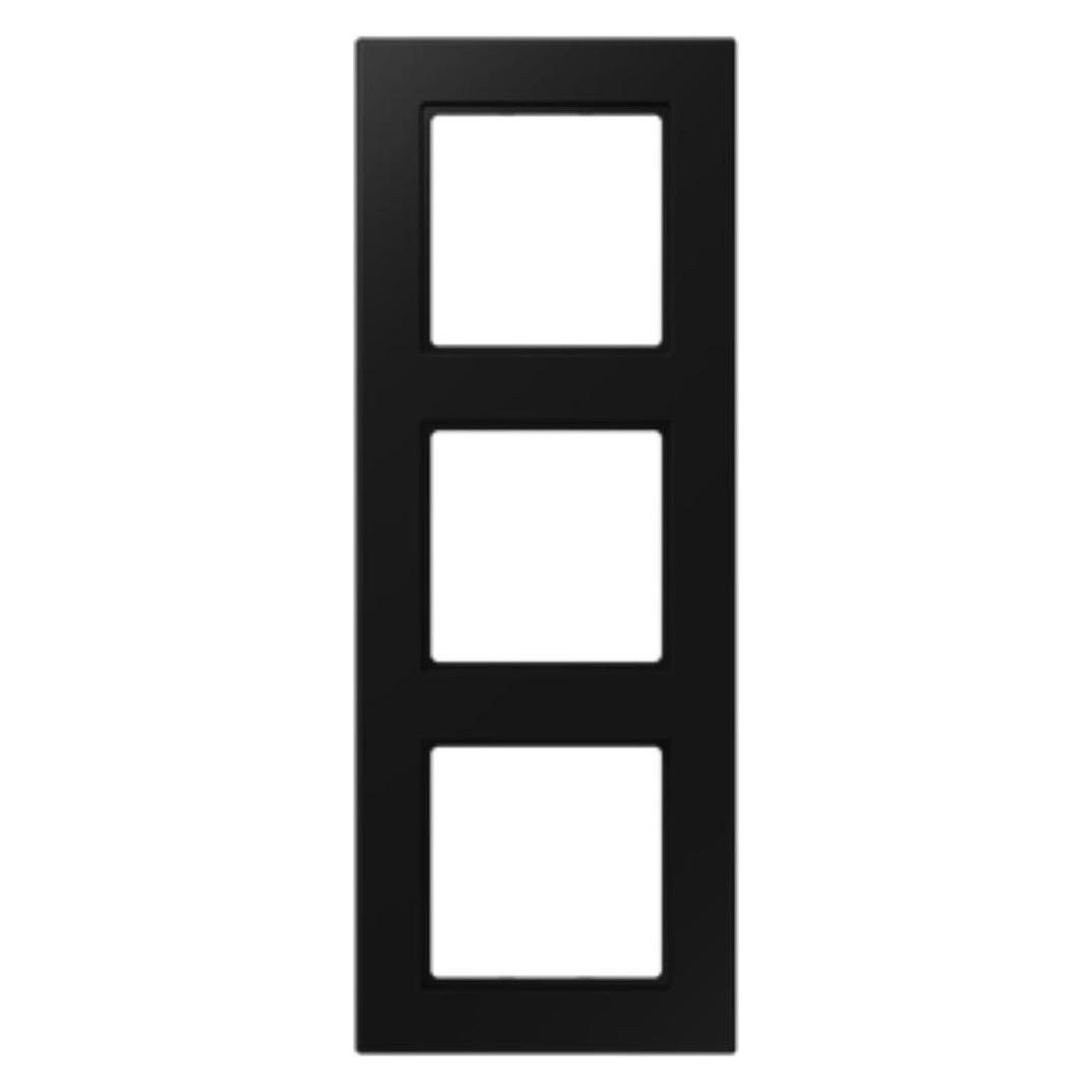 JUNG Rahmen 3f A 550 A5583BFSWM graphitschwarz (A5583BFSWM)