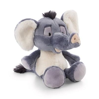 NICI 62737 - Wild Friends, Elefant El-Flora, 18 cm, schlenkernd, Kuscheltier, GREEN