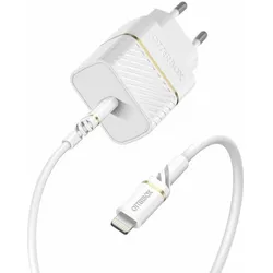 OtterBox EU Schnellladegerät Bundle (20 W, 1 Port), USB Ladegerät, Weiss