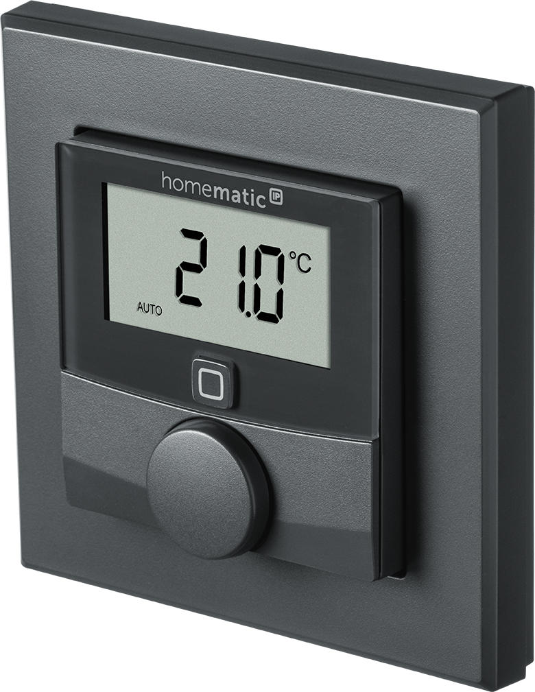 Homematic IP Wandthermostat mit Luftfeuchtigkeitssensor anthrazit HmIP-WTH-A 159820A0