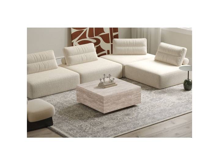 Table basses 'Jane' Décor Travertin Beige