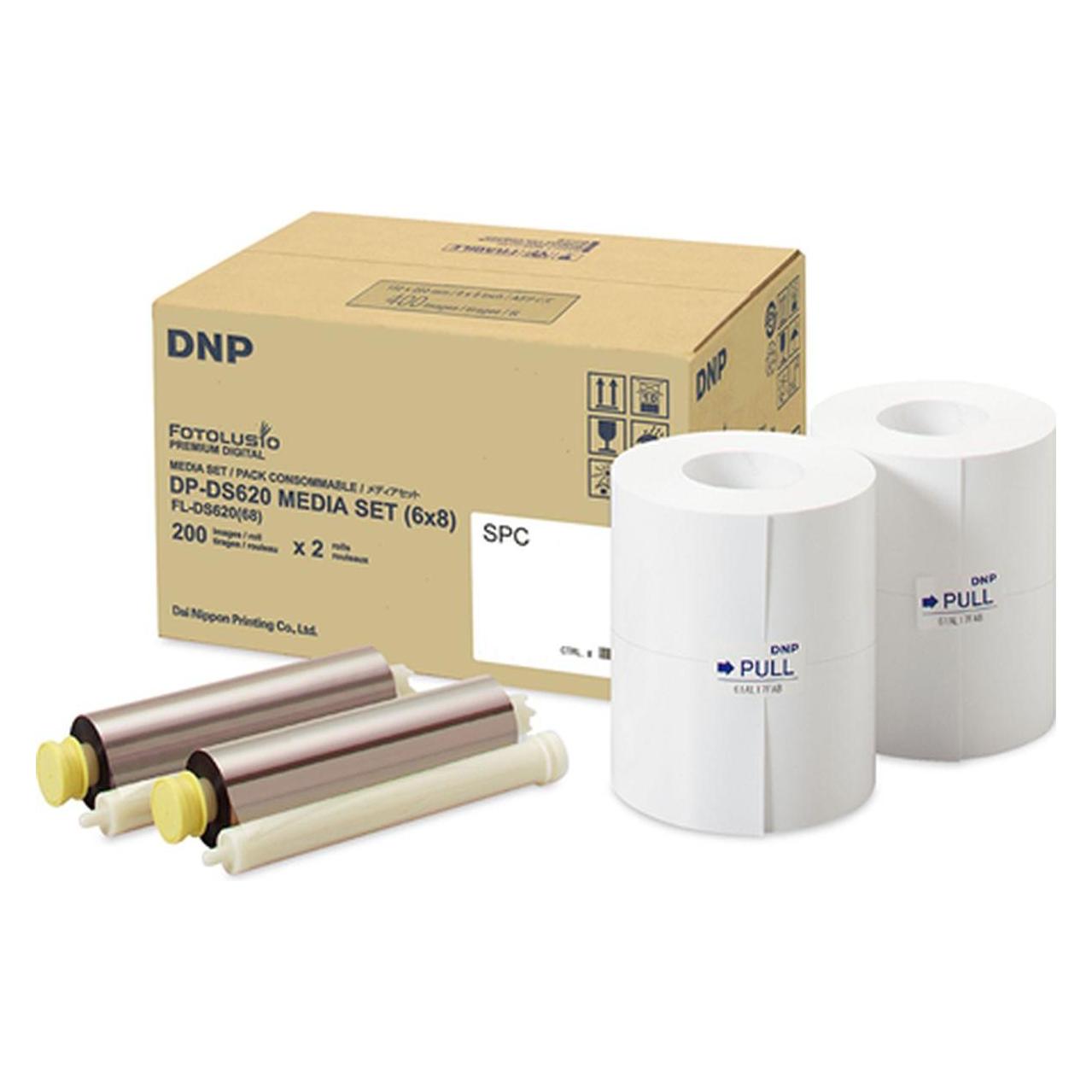 DNP Carta Fotografica Forata in Rotoli (15x20 cm, 7,5x20 cm, 200 Stk.) (670617)