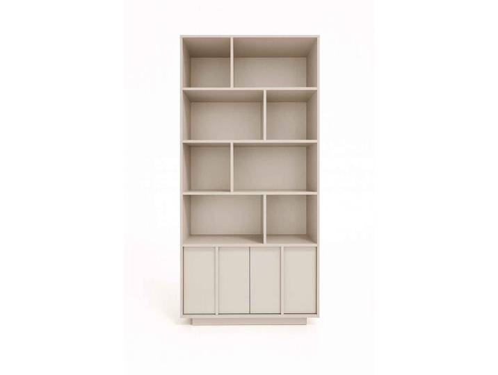 Masseno Bücherregale Piano 90 / 195 / 36 cm Kaschmir, 90x195x36 cm, Wohnzimmer, Regale, Bücherregale