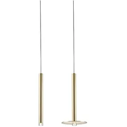 LEDS C4 Pendelleuchte CANDLE 30 BODIES LED 98,8W 2700K weiß MESSING 4608lm LEDS-00-6669-14-27