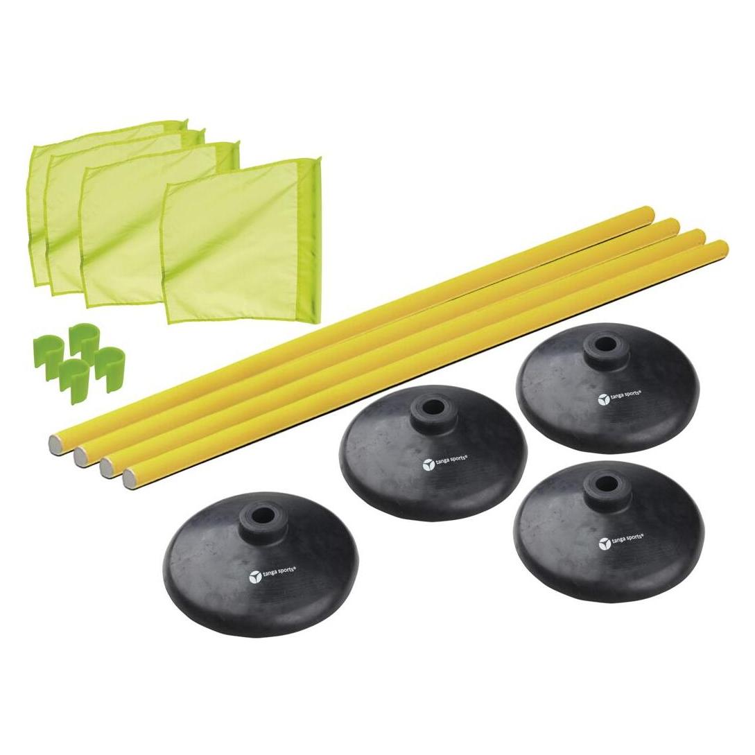 Kübler Sport Grenzstangen 4er-Set MINI für Kunstrasen (je 4x F11500+F1372+)