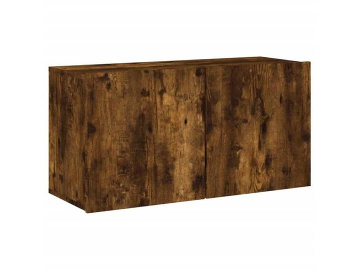 Meuble tv suspendu Banc TV meuble de rangement chêne fumé banc tv meuble de rangement 80x30x41 cm CHY58582835
