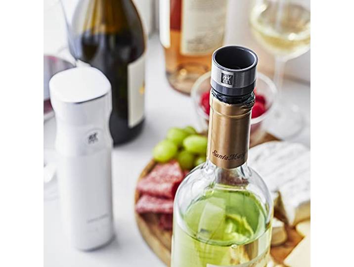 ZWILLING Bouchon de vin sous Vide Fresh & Save\, 3 pièces\, Gris