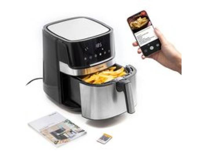 Friteuse à Air - InnovaGoods - 5 5L - Design moderne - Température variable - 100 recettes