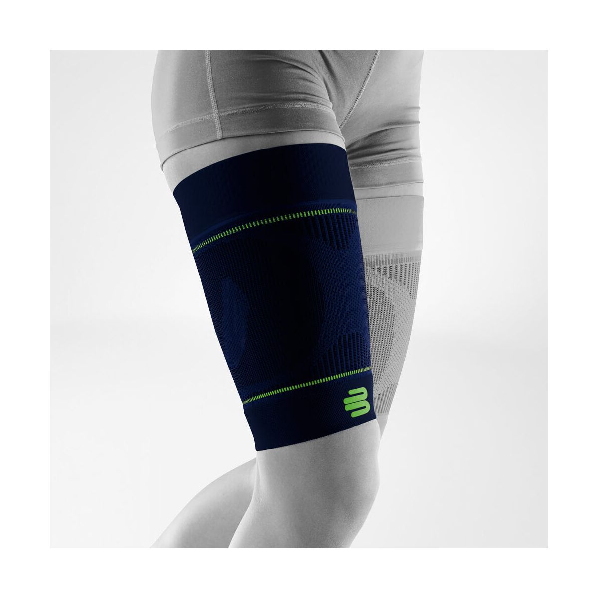 Bauerfeind Comp.sleeves Upper Leg,xllong marine blau (MAR-BLA) XL 29345721500044