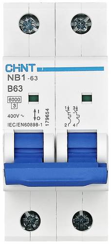 Chint 179651 NB1-63 2P B40 6kA DB Leitungsschutzschalter 2polig 40A 240 V, 415V