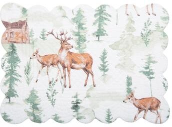 C&F Home Christopher Forest Woven Reversible Rustic Lodge Placemat Set of 6