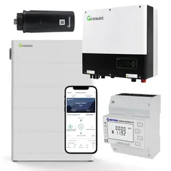 Growatt SET SPH10000TL3-BH-UP 10kW Hybrid Wechselrichter + 10.2kWh Hochvolt Batteriespeicher