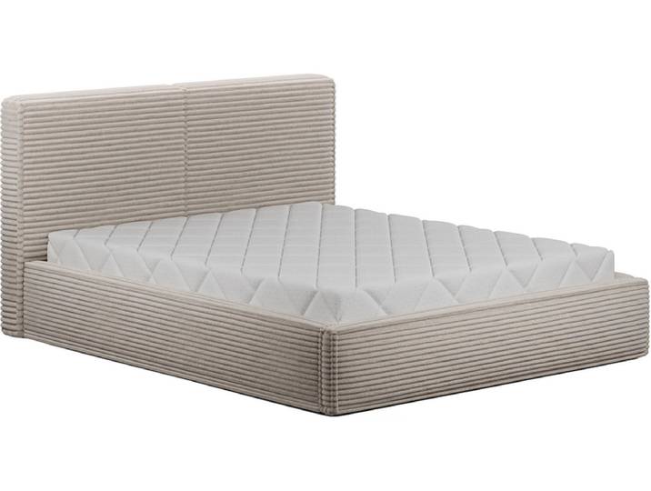 Kastenbett ELTAP PESILLO 140x200cm cord-stoff beige