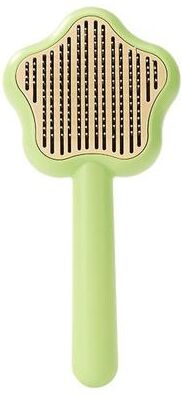 Inspired Deals Pet Hair Remover Comb For Cats And Dogs Detangling Knot Removal Grooming Brush green