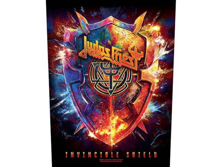 Judas Priest Invincible shield Embleem meerkleurig 95% katoen, 5% polyester Band merch, Bands