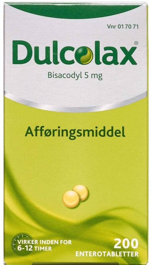 Dulcolax 5 mg 200 stk Enterotabletter