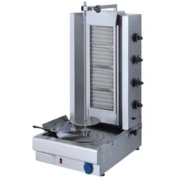 Virtus Gas-Dönergrill mit 4 Heizzonen, Motor unten, 70 kg (9827N)