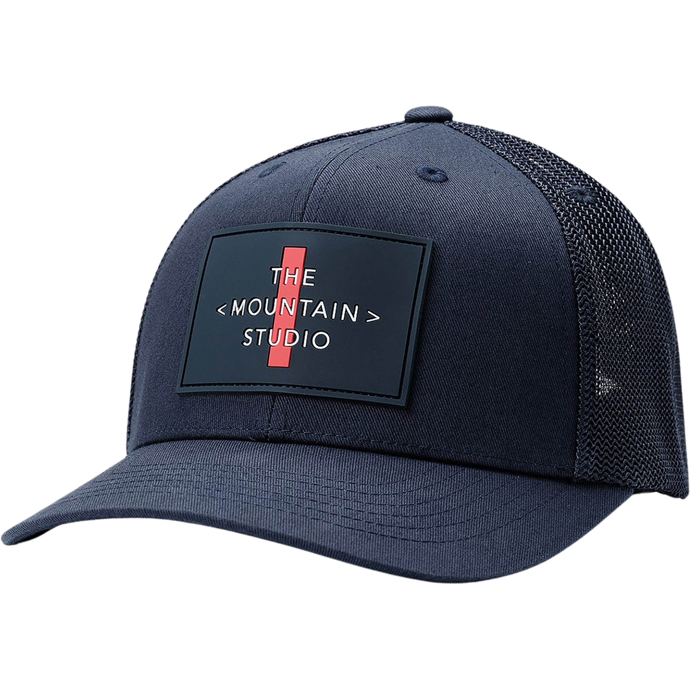 The Mountain Studio Mesh Cross Logo Cap Basecaps blau Atmungsaktiv