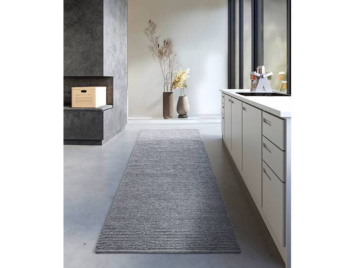 Tapis de couloir Francois 80 x 0 x 200cm Argenté/Argenté
