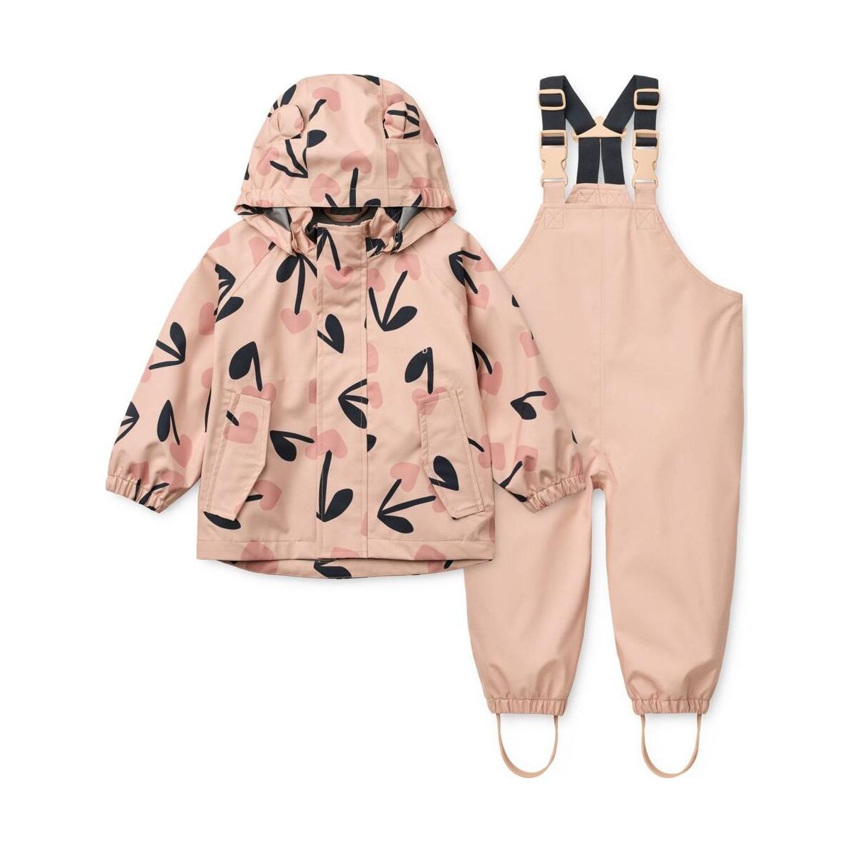 Liewood Manu Rainwear Set mega cherry heart/ rosey mix (2808) 104 LW19910-2808-104-CU