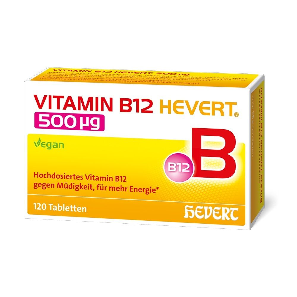 Vitamin B12 Hevert 500 µg Tabletten 120 St