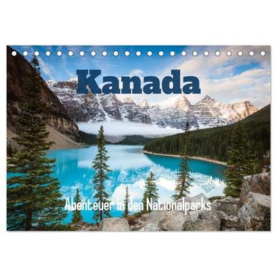 Kanada - Abenteuer in den Nationalparks (Tischkalender 2026 DIN A5 quer), CALVENDO Monatskalender