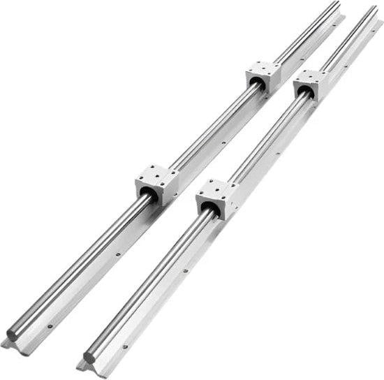 Famanu Lineaire geleiders voor CNC-machines, 16-800 mm, zilverkleurig