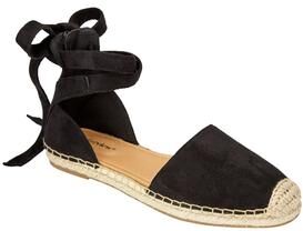 Women's The Shayla Flat Espadrille by Comfortview in Black (Size 9 M)