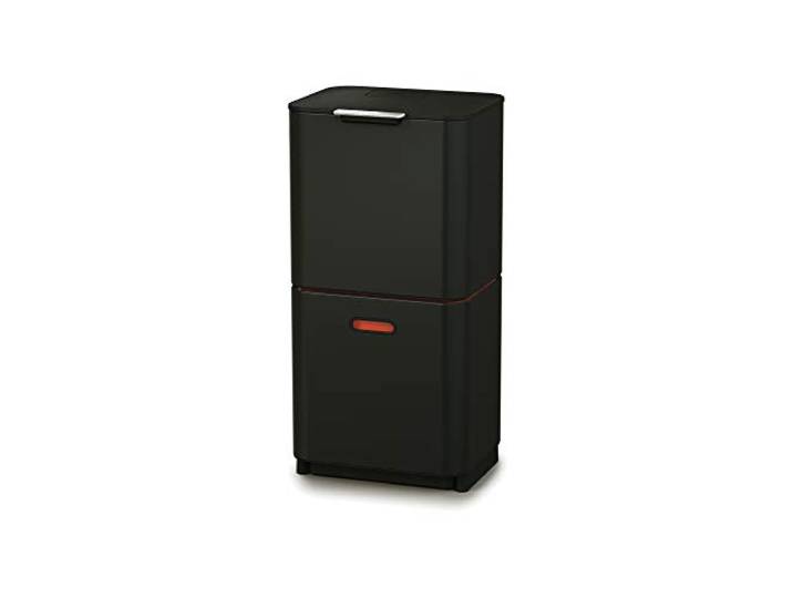 Joseph Joseph Totem Max Mülltrenner und Recycling, Kücheneimer, 60 l, Schwarz