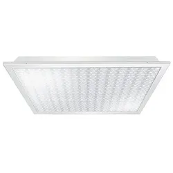 Esylux EQ10132407 LED-Deckeneinlegeleuchte mit transparentem, mikroprismatischem Diffusor, Farbtemperatur ca. 4000 K (neutralweiß) CELINE-2 PNL 625