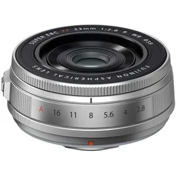 Fujifilm Fujinon XF 23mm F2.8 R WR PD silber