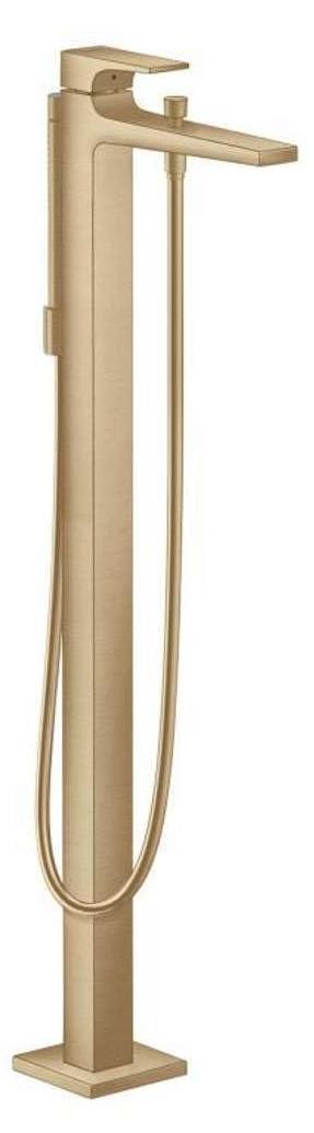 Badmischbatterie Standmontage Brushed Bronze Einhebel